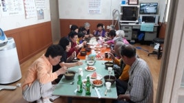 홍성군, 농번기 함께 식사하는 구항 농촌공동체