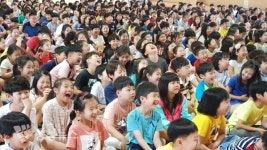 죽동초등학교, 에너지절약 홍보 복화술 쇼 열려