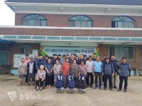 한국전기안전공사 충남중부, 어기구 의원과 농촌 봉사 '구슬땀'