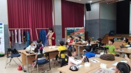 청양 정산도서관, 우즈벡 문화꾸러미사업 앞장