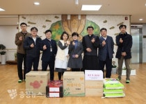 [포토] 김진숙 행복청장, 설 맞아 요셉의집 방문