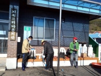 부여군 충화면, 코로나19 예방 전 가구 방역