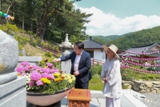 오세현 아산시장, 봉곡사·송암사 방문 이어가