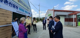 허태웅 농촌진흥청장, 당진 영농현장 방문