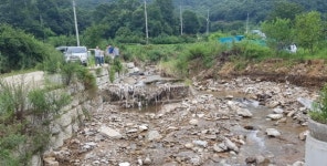 천안시, 집중호우 피해에 따른 복구사업 속도