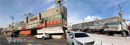 예산군, 예산역전 전통시장 거리 꽃단장