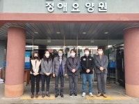 윤찬수 아산시 부시장, 설맞이 노인양로시설 방문