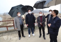 충남도의회, 서원천 정비사업 현장 점검