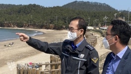 성창현 태안해경 서장, 밀입국 취약지 찾아 예방 강조 나서