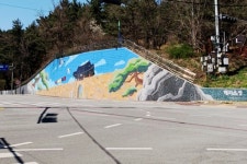 서산시, 대산목 삼거리 옹벽 새단장...디자인 명소로