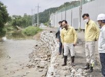 박상돈 천안시장, 우기 완벽대비 재해복구 현장 점검