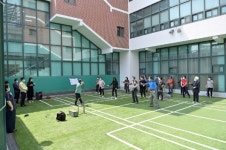 김정섭 공주시장, 어르신놀이터 등 주요 사업장 현장 방문