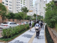 천안시, 학교 앞 자녀안심 그린숲 조성 완료
