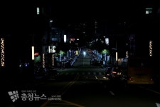서산시, 먹거리골에 RGB 방식 조명 설치