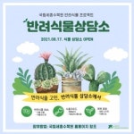 국립세종수목원, 온라인 반려식물 상담소 운영