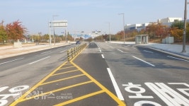 홍성군, 내포신도시 이주자택지 교차로 준공