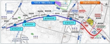 박무익 행복청장, 외삼~유성복합터미널 BRT연결도로 건설현장 찾아