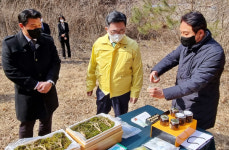 김춘진 aT사장, 산양삼 고부가가치화 등 소비 활성화 논의