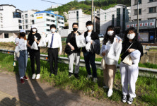 백석대 안경광학과, 환경정화 위해 플로깅 나서
