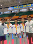오정중학교 전국태권도대회 금빛 발차기