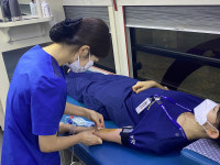 대전을지대학교병원, 장대 비 뚫고 사랑 나눔 헌혈 행사