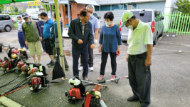 회덕농협, 추석 앞두고 예초기 점검 및 수리 지원