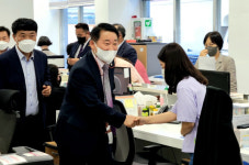 [사진] 대전 서구 가장동 행정복지센터, 임시청사 현판식
