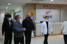 김오식 천안서북소방서장, 쌍용요양병원 현장지도 나서
