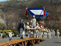 공주시, 무형문화재 봉현리 상여소리 시연
