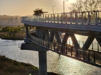 세종시 이응다리, 걷다 보니, 버스킹 공연 성공적
