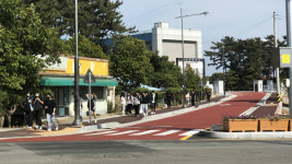 서산시, 인지중학교 통학로 안심도로 개설완료