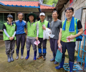국군복지단대전지원본부공사지구대교수부마트 | 국민연금공단 대전세종지역본부, 청양군 수해 복구 지원 나서