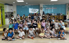 성심유치원, 야시장 수익금 초록우산에 전달