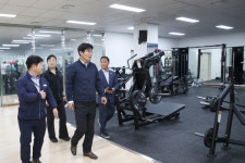 김형렬 행복청장, 정부세종청사 체육관 안전점검