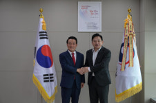 백성현 논산시장, 국토부장관 만나 예산 지원 건의