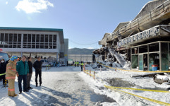 충남도의회 조길연 의장, 서천특화시장 화재현장 피해상황 점검