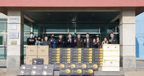 [사진] 김동일 시장, 설명절 맞이 사회복지시설 위문