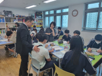 대만 신북쌍계고·석정고 대표단, 세종 보람중 방문