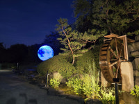 청양 백세건강공원에 커다란 보름달이 떴어요