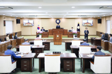 제9대 청양군의회 후반기 첫 임시회 개회