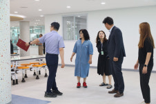 아산교육지원청, 신창중학교 학교 급식 최종 점검