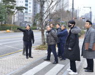상병헌 세종시의원, 아름동 교통안전 실태 점검나서