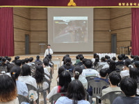 배방초등학교, 픽시자전거 교통안전교육
