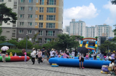 세종시 가온마을 1단지, 도심 속 알뜰 피서지 물놀이 성황리 개최