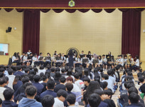 아산 신창중학교, 2학기 개학식