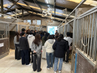 한국경마축산고, 복용승마장 견학