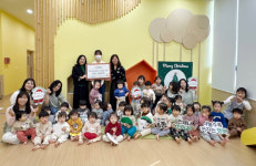 어진아이어린이집, 초록우산에 야~(호)시장 수익금 기부