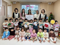 새나루꿈어린이집, 초록우산에 겨울 간식 판매 수익금 후원