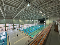 아산 배미수영장, 수영장 내부 보행구간 미끄럼방지 시공