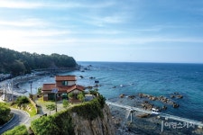 넘실대는 바다 위를 달리다. 울진 죽변항